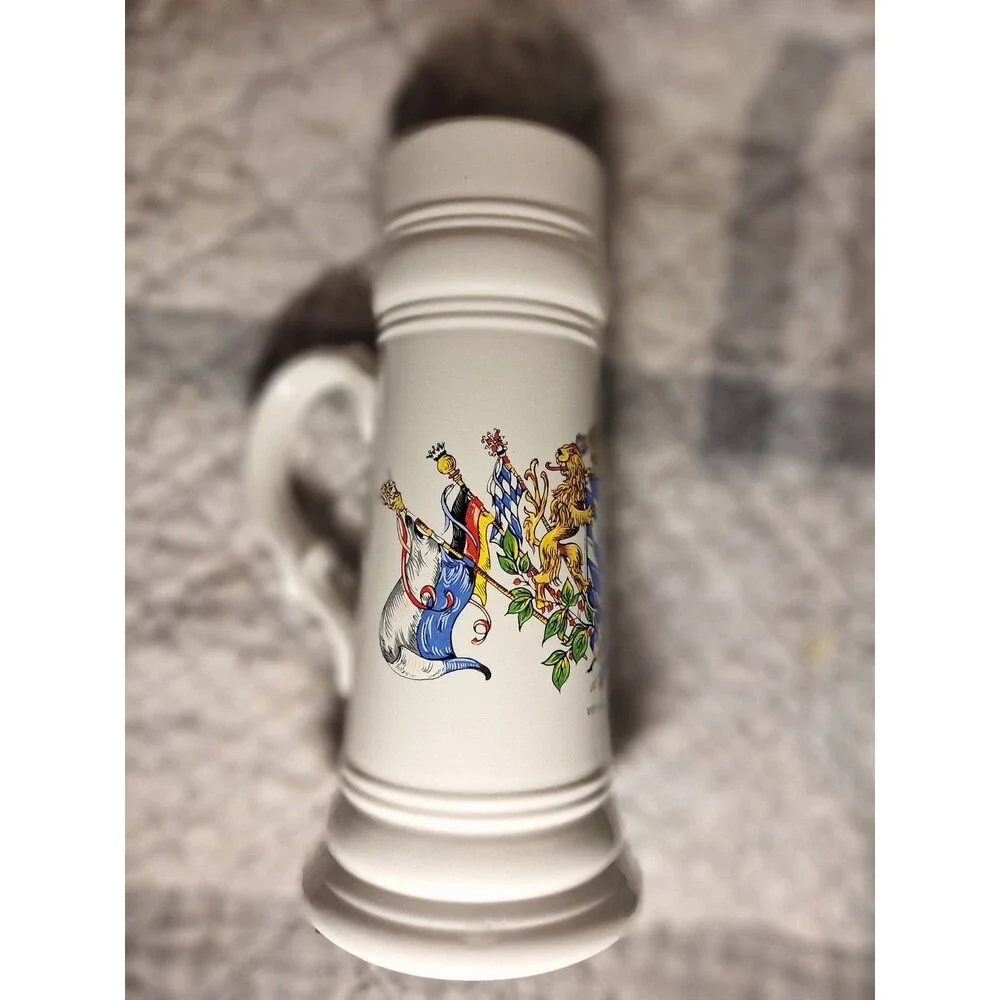 WF Hiltenfingen 1990 German Beer Stein Collectible Vintage 8-1/2